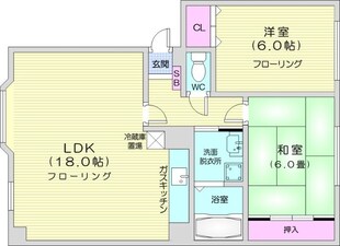 元町駅 徒歩20分 2階の物件間取画像